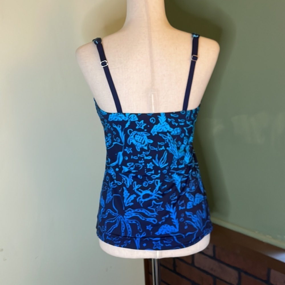 8 Lands End Tankini Swim Top D06 6515 - Picture 3 of 8